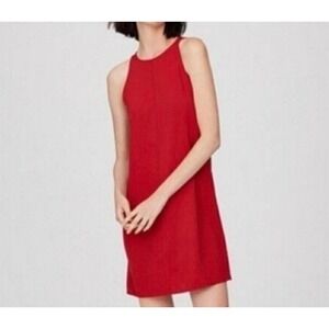 EVERLANE‎ Red Sleeveless Shift Dress Size 2